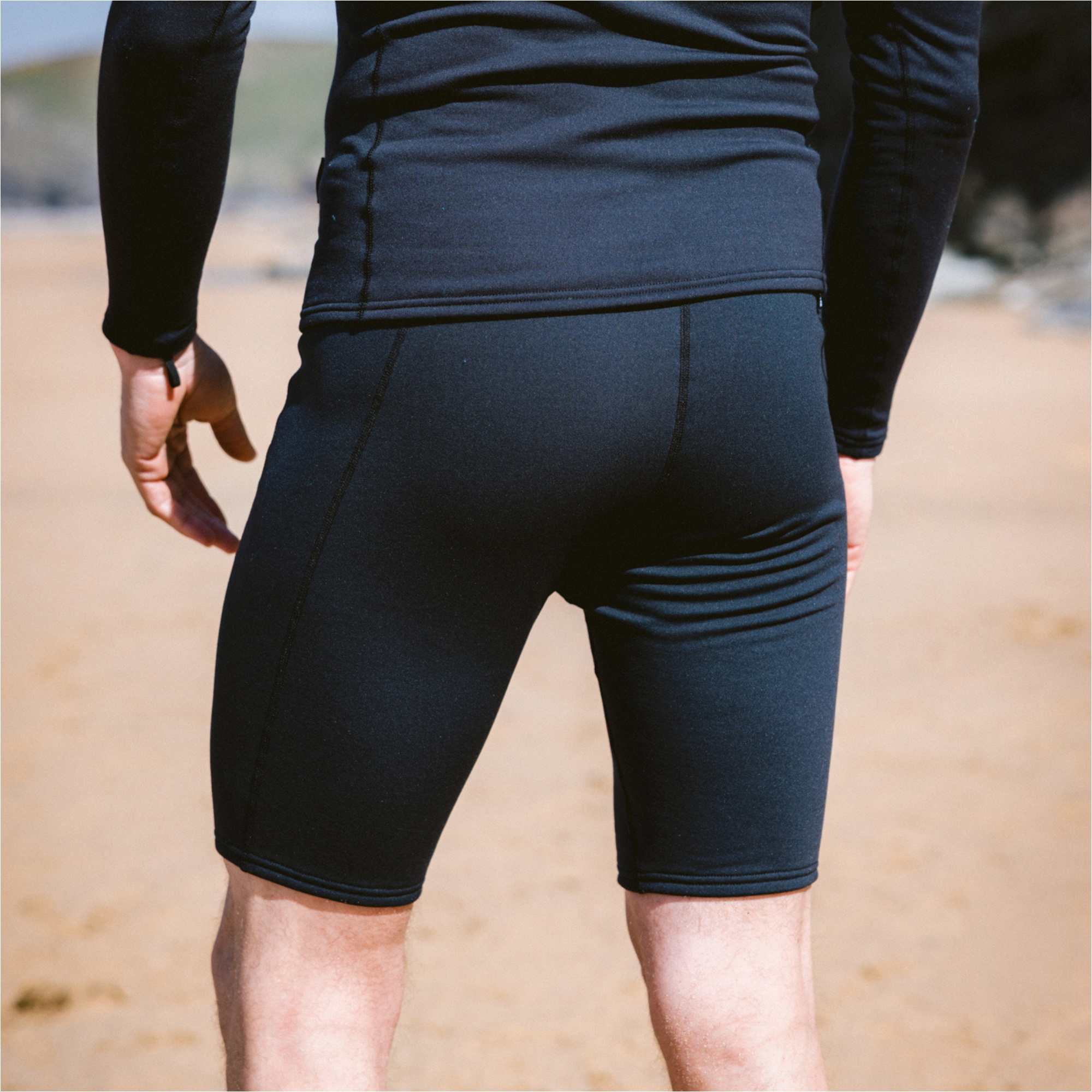 2026 C-Skins Mens Thermal Skins Shorts C-HDISHM - Black
